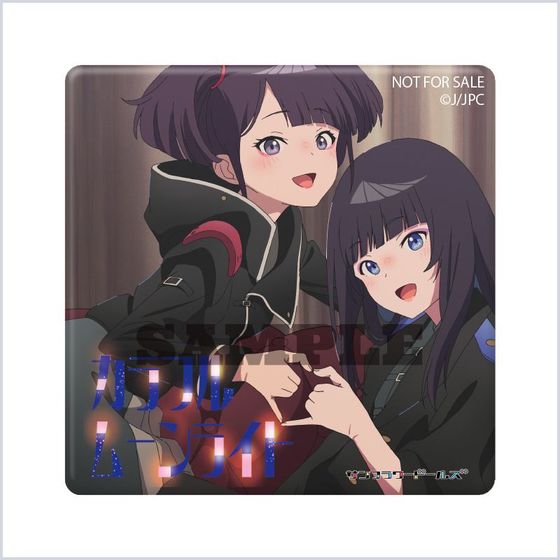 正方形缶バッジ